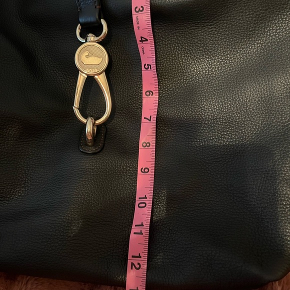 Dooney & Bourke Black and Red Leather Bag - Picture 3 of 13